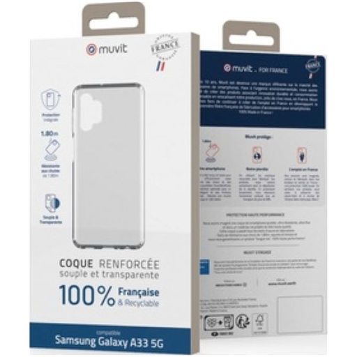 [61157065141] Muvit Case MADINF Samsung A33 5G Transparent - Retail Pack - Sealed