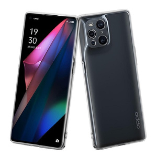 [61157074141] Muvit Case REC for Oppo FIND X3 PRO Transparent - Retail Pack - Sealed