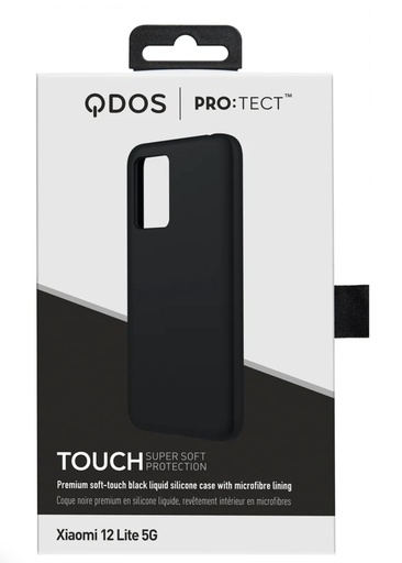 [61154073141] QDOS Case TOUCH Xiaomi 12 Black - Retail Pack - Sealed