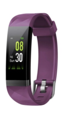 [71146039141] Letscom Fitness Tracker ID131 HR PURPLE