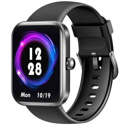 [71146062141] Letscom Smart Watch ID206 - Dark Satin/Black - Retail Pack - Sealed - New