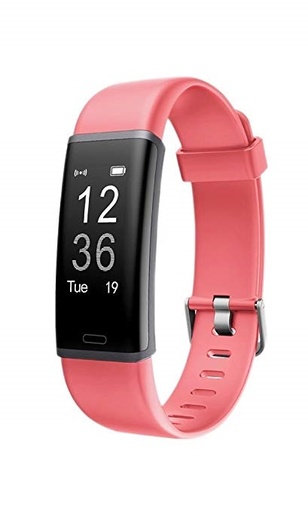 [71146077141] Letscom Fitness Tracker ID130PlusColor HR - Red - Retail Pack - Sealed - New