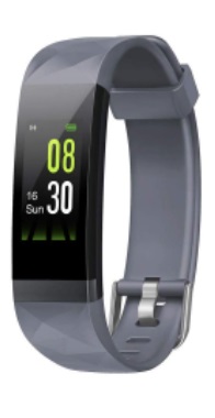 [71146079141] Letscom Fitness Tracker ID131 Color HR - Dark Gray - Retail Pack - Sealed - New