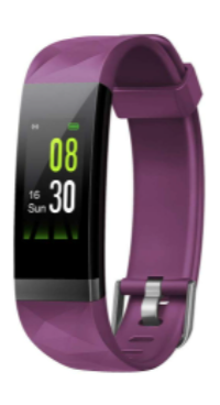 [71146080141] Letscom Fitness Tracker ID131 Color HR - Dark Purple - Retail Pack - Sealed - New