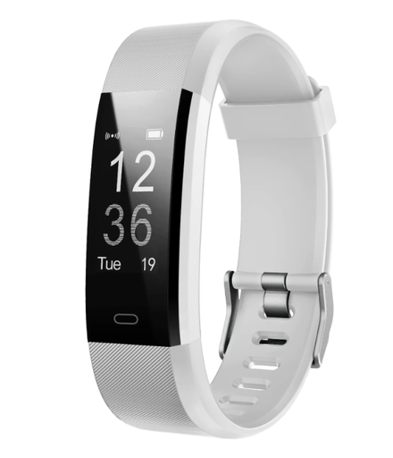[71146084141] Letscom Fitness Tracker GT Band - Grey/Black - Retail Pack - Sealed - New
