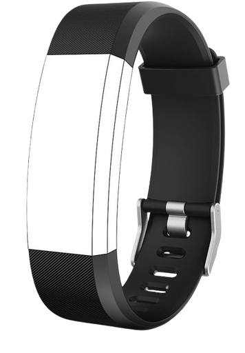[71146090141] Letscom Fitness Tracker Replacement Bands ID115PHR - Black - free Packaging - New